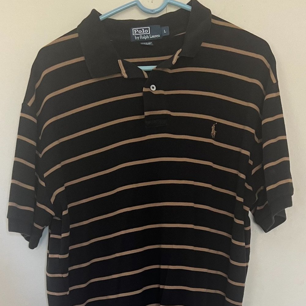 Black and Yellow Polo Large